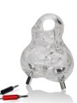 OXBALLS Nutter Electro Ball Sling Transparent Inel pentru penis