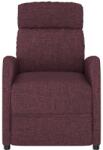 vidaXL Fotoliu de masaj, violet, material textil (289713)