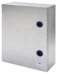 Gewiss Board In Satin Stainless Steel With Blank Door Fitted With Lock 405x650x200 - Ip55 (gw46054)