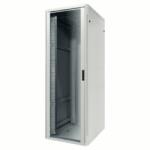Gewiss Dulap Rack19'' montaj pe pardoseala - METAL - TRANSPARENT DOOR - 4 POSTS - 42U - 800X1985X800 - RAL 7035 GREY (GW38463)