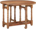vidaXL Masă de bucătărie, 110x76 cm, lemn masiv de mango, rotundă (321701)
