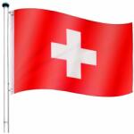 Flagmaster® Zászló rúddal Svájc SUI 650 cm (30050181)