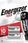 Energizer 123 líthium fotó elem 2db/csomag