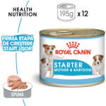 Royal Canin Starter Mousse, mama si puiul, hrana umeda caine, 195 g