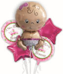 Balloons4party Set 5 baloane folie bebelus fata little princess - articole-petreceri - 29,99 RON