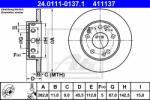 ATE Disc frana ATE 24.0111-0137.1 (24.0111-0137.1) - automobilus