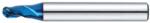 Hansong 2mm l3, 0 L45 gömbvégű 3 élű maró 65HRC-ig - Hansong - 3RSB-020-030-645