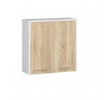 AKORD Fürdőszobai faliszekrény 60x60 cm - Akord Furniture - sonoma tölgy / fehér