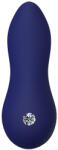 DreamToys Vibrator Zelus Blue Evolution, 10 Moduri Vibratii, Silicon, USB, Albastru Inchis Vibrator