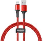 Baseus Halo Lightning adatkábel - 2 m, 1.5A - Piros