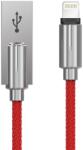 DEVIA Storm Lightning adatkábel - 1 m - 2, 1A - Piros
