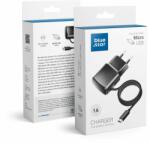 Forcell Blue Star Travel Charger 1A / 5W hálózati töltő Micro USB kábellel - Fekete