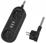 LogiLink 2 Plug + 3 USB 1,5 m (LPS262U)