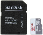 SanDisk MicroSDXC Ultra 64 GB C10/UHS-I SDSQUNR-064G-GN6TA