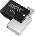 EMTEC Mobile & Go Dual T260B 64GB USB-A/micro-USB 2.0 (ECMMD64GT262B)