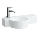 Laufen Val köralakú kézmosó 55x31, 5 cm, 1 csaplyukkal és túlfolyó nélkül, matt fehér H8152837571131 (H8152837571131)