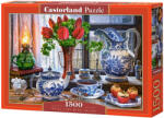 Castorland Puzzle Castorland din 1500 de piese - Natura statica cu lalele (C-151820-2) Puzzle