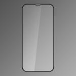 Q Sklo iPhone XS MAX, edzett üveg Q, fekete, fullcover, full glue