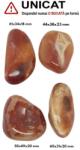 Palm Stone Agata Sardonix Rosu Natural - 44-61 x 31-49 x 18-23 mm - (XXL) - 1 Buc