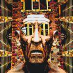  Festés számok szerint - Félelmetes ember Méret: 50x50cm, Keretezés: Keret nélkül (csak a vászon)