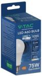 V-TAC CREE LED 10.5W E27 hideg fehér A60 LED égő, 100 Lm/W - SKU 2173516 (2173516)