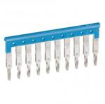 Legrand Bridging combs Viking 3 - equipotential - pentru 10 blocks cu 5 mm pitch - albastru (037500)