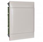 Legrand Practibox S Montaj incastrat cabinet pentru zidarie cuout terminal blocks - Usa alba - 2 randuri cu 12 module per rand (135002)
