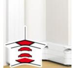 Legrand unghi interior 80-100° - pentru 50x180 snap-on DLP trunking - alb (075626)