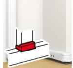 Legrand Conexiune plana - create a junction cu capac flexibil snap-on DLP trunking 50x80 mm - alb (075671)
