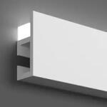 Elite Decor Oldalfali díszléc LED rejtett világításhoz (KH 903) kábelcsatornával, kőkemény HDPS anyagból (Cornice KH 903 (2.00 m))
