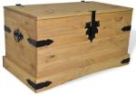 vidaXL Cufăr depozitare din pin mexican Corona Range 91 x 49, 5 x 47 cm (243747)