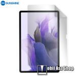 SUNSHINE Hydrogel TPU tablet képernyővédő fólia - Ultra Clear, ÖNREGENERÁLÓ! - 1db, a teljes képernyőt védi! - SAMSUNG Galaxy Tab S7 Plus / Tab S7 FE / Tab S7 FE 5G / Tab S8 Plus