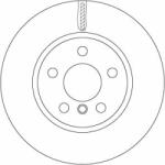 TRW Disc frana TRW DF6757 (DF6757) - automobilus
