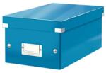 LEITZ Cutie depozitare Leitz WOW Click & Store, carton laminat, pliabila, cu capac, 20x14x35 cm, albastru (L-60420036) - birotica-asp