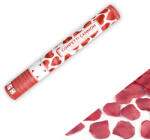 PartyDeco S. r. o Konfetti kilövő ágyú, piros szív, 60cm