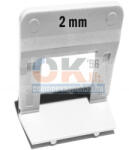 SKT SKT2015 ÉKES lapszintező, TALP elem 2000 db, 2mm fuga, 12-20mm laphoz (skt201512cs6) (skt201512cs6)