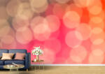 Persona Tapet Premium Canvas - Cercuri albe pe fundal colorat abstract - tapet-canvas - 170,00 RON