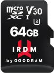 GOODRAM MicroSDXC 64GB C10/U3 IR-M2AA-0640R12