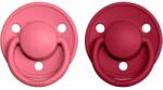 BIBS De Lux Natural Rubber Size 2: 6+ months cumi Coral / Ruby 2 db