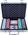 Buffalo Set poker valiza aluminiu 200 de jetoane Buffalo (7100.703)