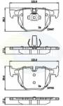 COMLINE set placute frana, frana disc COMLINE CBP02295 - automobilus