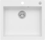 AXIS KITCHEN MOJITO 60 gránit mosogató automata dugóemelő, szifonnal, fehér, beépíthető (AX-1605)