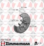 ZIMMERMANN Tambur frana ZIMMERMANN 250.1765. 00 (250.1765.00) - automobilus