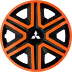 NRM Capace pentru MITSUBISHI 15", ACTION DOUBLECOLOR PORTOCALIU-NEGRU 4bc