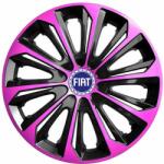 NRM Capace pentru FIAT BLUE 15", STRONG DUOCOLOR ROZ-NEGRU 4bc