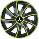 NRM Capace pentru MITSUBISHI 17", QUAD BICOLOR VERDE 4bc