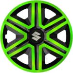 NRM Capace pentru roți SUZUKI 16", ACTION DOUBLECOLOR VERDE-NEGRU 4bc
