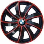 NRM Capace pentru BMW 16", QUAD BICOLOR ROȘU 4bc