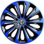 NRM Capace pentru roți ALFA ROMEO 14", STRONG DUOCOLOR ALBASTRU-NEGRU 4bc