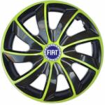 NRM Capace pentru roți FIAT BLUE 16", QUAD BICOLOR VERDE 4bc